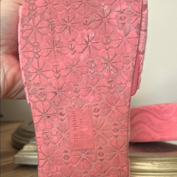Kate Spade Pink Quilted Sandals - Picture 6 of 11